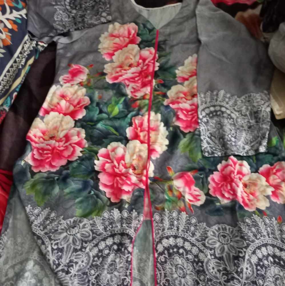Pakistani silk top tunic